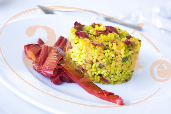 Arroz con pementos