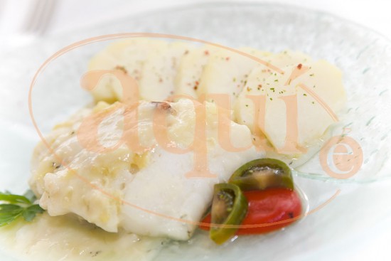 Bacallau ao falso pil-pil